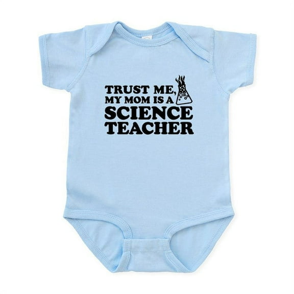 CafePress - My Mom Is A Science Teacher Infant Bodysuit - Baby Light Bodysuit, Size Newborn - 24 Months