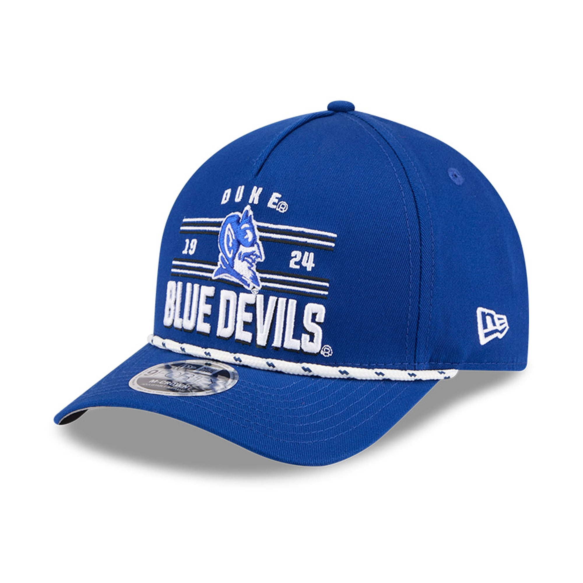 Men's New Era  Royal Duke Blue Devils Historic March Madness 9FORTY M-Crown Adjustable Hat
