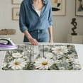 thumbnail image 4 of ZIATUBLES Daisy Eucalyptus Leaf Print Ironing Pad for Table Top Portable Ironing Mat Blanket Foldable Ironing Board Replacement for Washer Dryer Countertop Travel, 31.5" x 19.6", 4 of 7