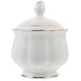 thumbnail image 1 of Ceramic Sugar Bowl with Lid Candy Serving Plate Household Condiment Jar Sugar Container, 1 of 3