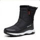 thumbnail image 4 of Botas de nieve de gran tamaño para hombre para exteriores de invierno, botas de esquí engrosadas, botas de algodón a prueba de viento y frío, botas de senderismo, 4 of 6