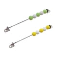 thumbnail image 1 of 2x tablero de de , accesorios de bricolaje, juguete sensorial de habilidad práctica, tablero de actividades de aprendizaje, tablero sensorial de juguete amarillo Salvador tablero ocupado, 1 of 6