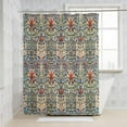 thumbnail image 2 of Victorian William Morris Original Design Vintage Shower Curtain Furniture Bathroom Fabric Decorations Washable Shower Curtain with Hooks, 2 of 8