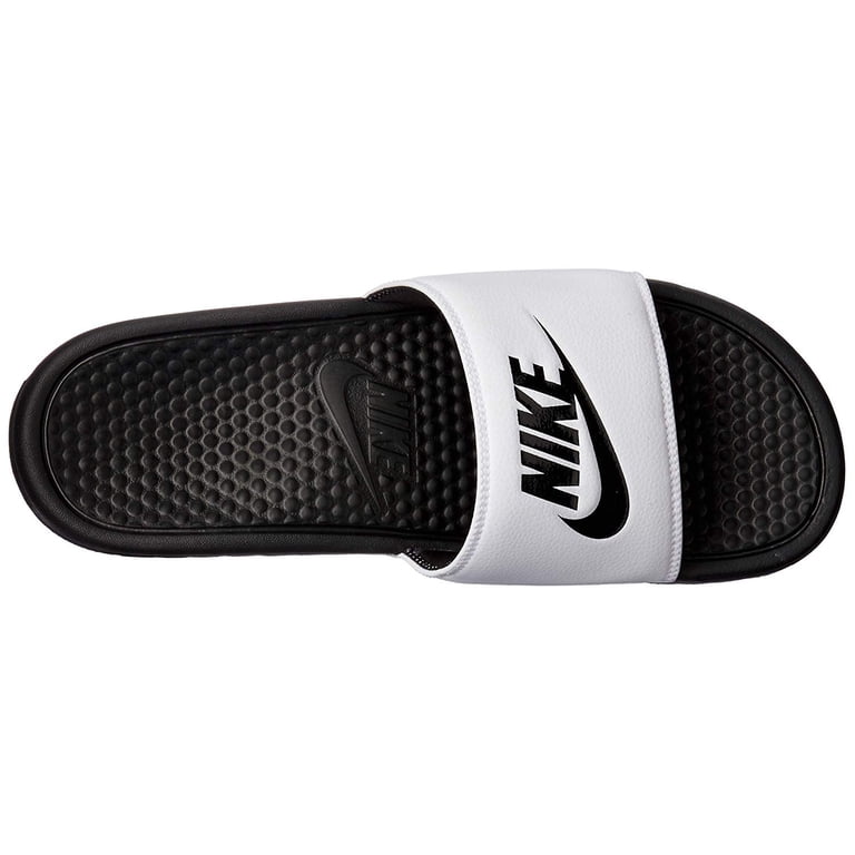 NEW Nike mens Benassi Just Do It Slides Black w white 13 Benassi JDI - Mens – ShopWSS main image 2