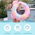 thumbnail image 4 of Pool Ring with Handle, Inflatable Pool Ring, Swimming Tubes for Kids, 4 of 5