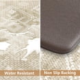 thumbnail image 4 of Cushioned Kitchen Floor Mats, Non Slip Kitchen Rugs Set of 2, Tan Anti-Fatigue Kitchen Mat Waterproof, Ergonomic Memory Foam Standing Mat for Bar,Office,Desk,Laundry, 4 of 6