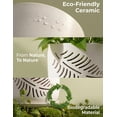 thumbnail image 5 of EFISPSS White orchid pots with holes, 5+6 inch ceramic flower pot with drainage holes and saucers,2 PACK, 5 of 9