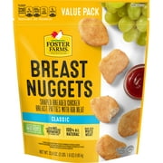 Foster Farms Fully Cooked Chicken Breast Nuggets (White Meat) - Frozen, 33.6 oz (2 lb) Bag
