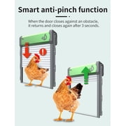 Roll Down Automatic Chicken Coop Door Solar Powered
