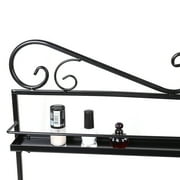 5 Layers Durable Metal Wire Nail Polish Display Organizer Wall Rack Tool