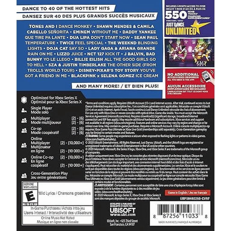Ubisoft, Just Dance 2021, Xbox Series X, Xbox One, Dance Party