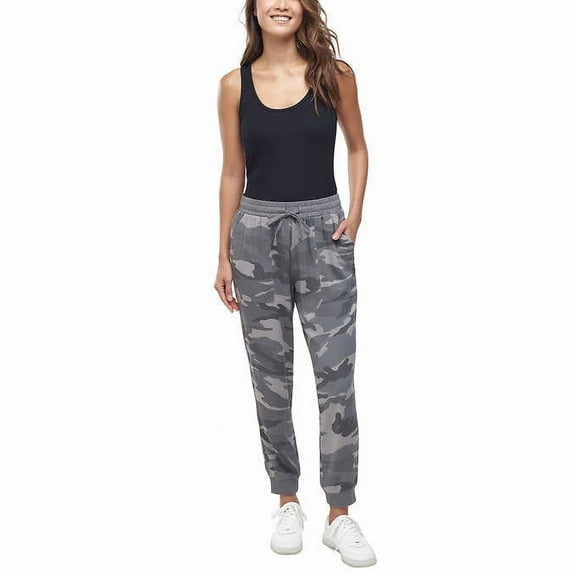 Splendid Women's Jogger Sweatpants Drawstring Jogger (Camo, XL)