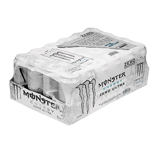 Monster Zero Ultra Sugar-Free Energy Drink - 16 Ounce - 24 Pack