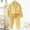 E-276Yellow, variant on FAOWME Big Girls Boys Pajama Outfits Two Piece Long Sleeved Lapel Solid Color Pocket Buttons Top And Pants Comfortable Soft Loungewear Sets For Casual Daily Wear Beige 3-4 Years