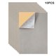 thumbnail image 5 of Bearachild 10 piezas de hojas de terciopelo autoadhesivas, forro de caja de joyería, plantilla de tapicería de fieltro para cajón y cómoda Decoración del hogar Gris Bearachild HA084295-02, 5 of 6