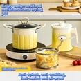 thumbnail image 2 of kitchen Deep Fryer,kitchen deep fryer pot, Large Capacity Oil Fryer and Filter Cup Combo, 304 Stainless Steel 2 in 1 Oil Strainer Filter Pot 1160z/3L, Portable Outdoor Cooking Pot, 2 of 7