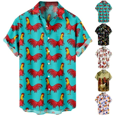 

Men s Big and Tall Summer Short Sleeve Shirt with Pocket Loose Fit Outfits