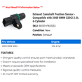 thumbnail image 2 of Exhaust Camshaft Position Sensor - Compatible with 2000 BMW 323Ci 2.5L 6-Cylinder, 2 of 2