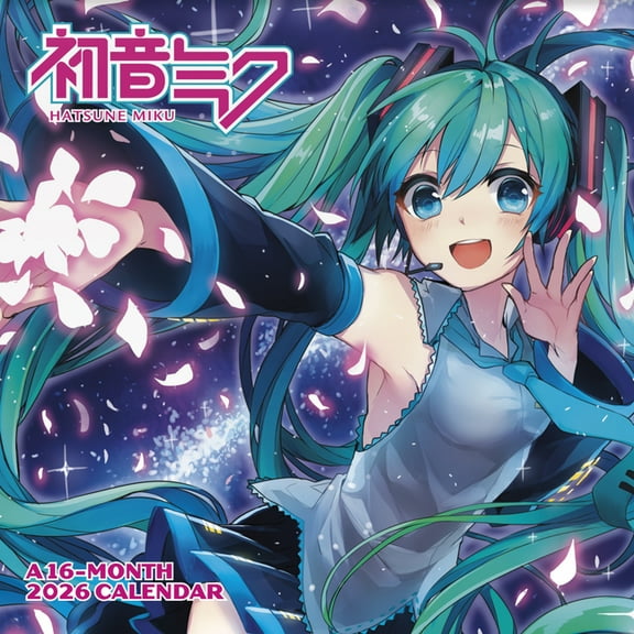 Hatsune Miku Wall Calendar, (Paperback)