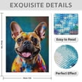 thumbnail image 3 of Diamond Art Kit for Adults, Colorful Painted Dog Portrait Diamond Painting for Adults Beginners, 5D DIY Diamond Art Painting Kits, Colorful Diamond Painting Craft for Home Decor 12x16, 3 of 7