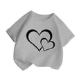 thumbnail image 3 of TZEWGL Chemise Décontractée pour Infnat Été Mignonne Graphique Col Rond Manches Courtes Vêtements pour Filles Garçons Taille 11-12T, 3 of 5