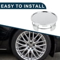 thumbnail image 6 of Unique Bargains Car Wheel Center Hub Cap Rim Cover Hub Caps 62mm 2.44" OD Snap-in Plastic for Most Cars Silver Tone Silver Tone, 6 of 6