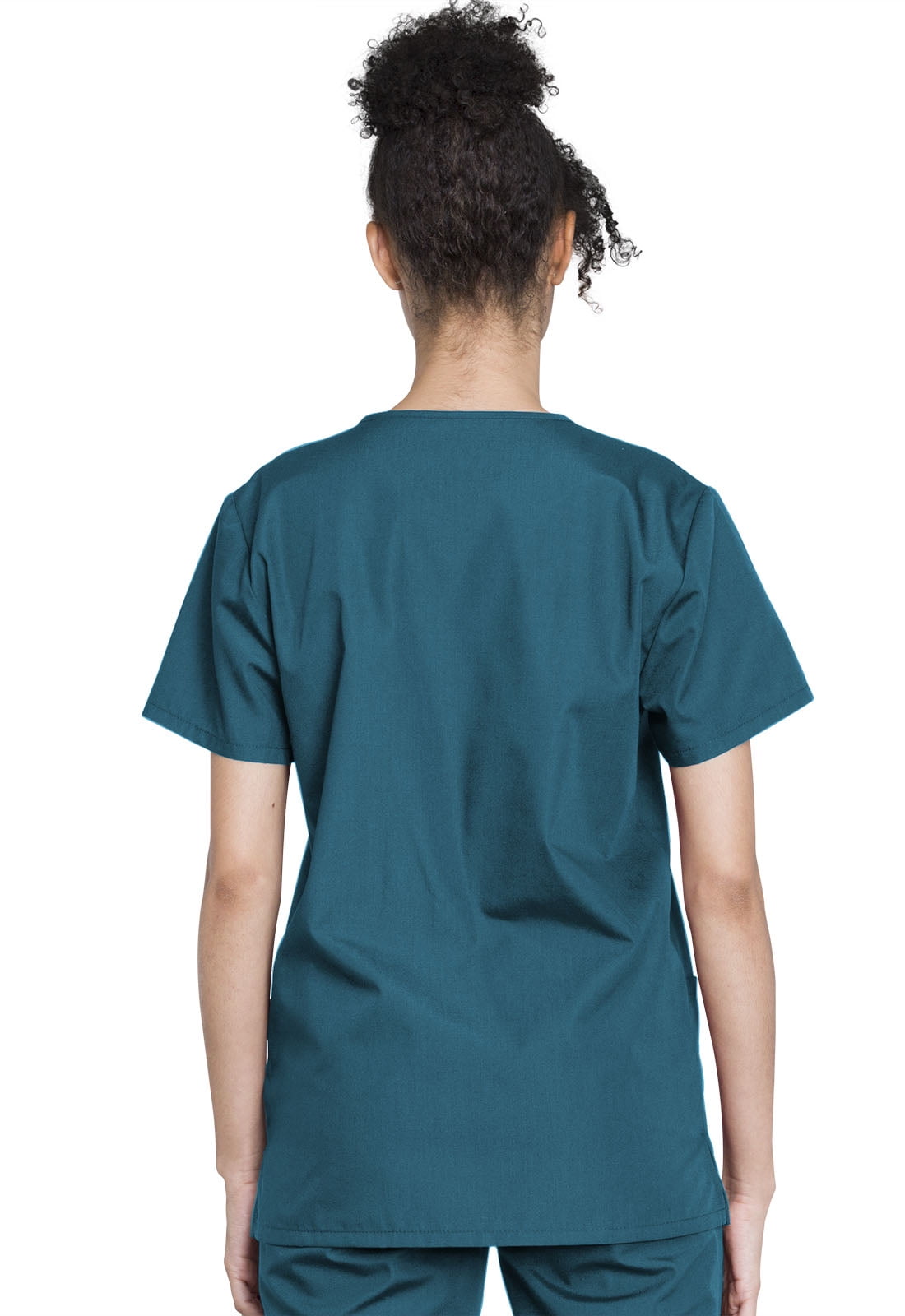 Cherokee Men and Women Scrub Set Modern Fit Top and Drawstring Waist Pant - WW530C