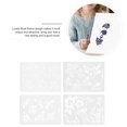 thumbnail image 3 of MasteelfCA 10Pcs Flower Theme Stencils Templates Reusable DIY Craft Drawing Templates, 3 of 7