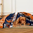 thumbnail image 2 of Football Throw Blanket Football Fans Gift for Men Women Kids Cozy Soft Flannel Blanket with Sofa Bed Couch Living Room 50" X 60", 2 of 5