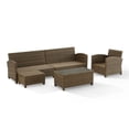 thumbnail image 5 of Crosley Furniture Bradenton 5-Piece Fabric Outdoor Sectional Set in Navy, 5 of 18