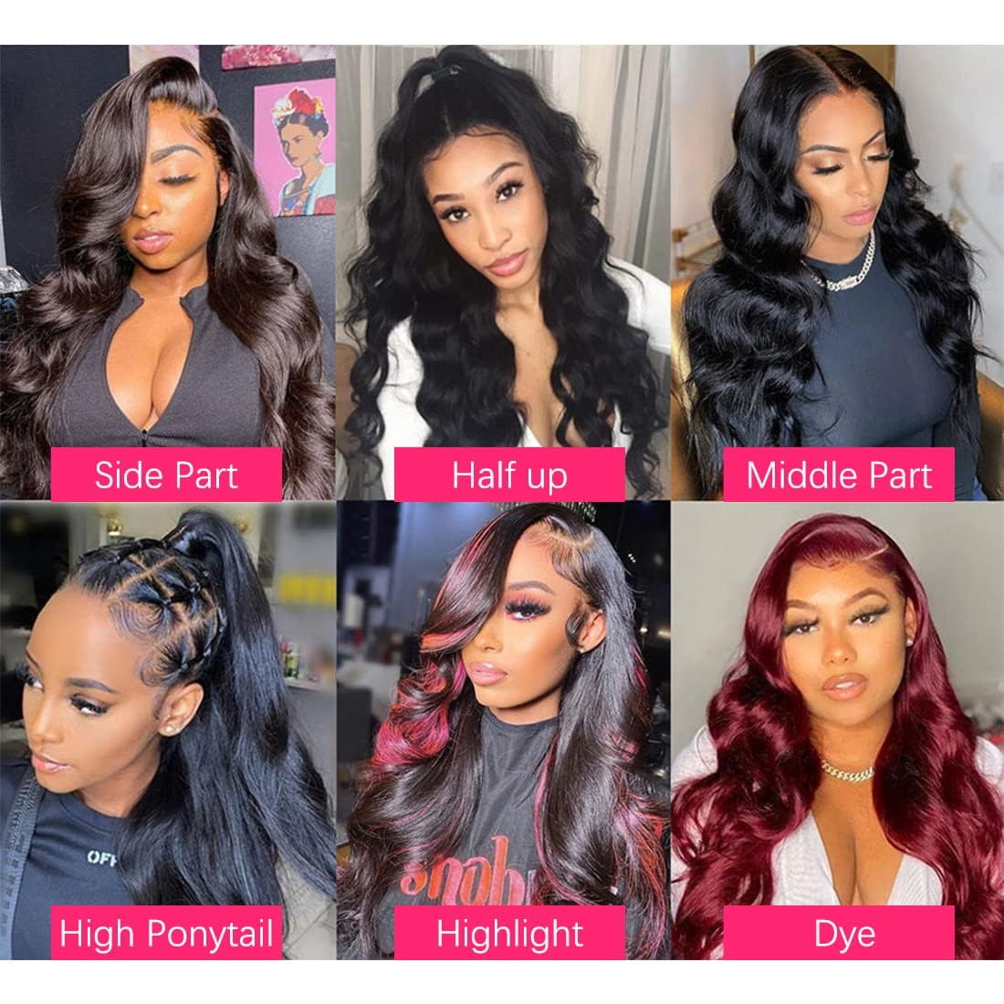 Amazon.com : Human Hair Wig 9A Brazilian Virgin Human Hair Wig for Black  Women Body Wave 360 Lace Frontal Wig Human Hair Pre Plucked Bleached Knots  Curly 360 Lace Front Wigs with
