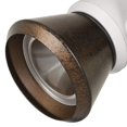 thumbnail image 4 of Benjara BM220632 10W Integrated LED Metal Track Fixture with Cone Head, White & Bronze, 4 of 5
