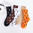 thumbnail image 3 of 1 par de calcetines de moda urbana con crucifijo espinoso latino para calcetines de algodón Cross Rood, 3 of 5