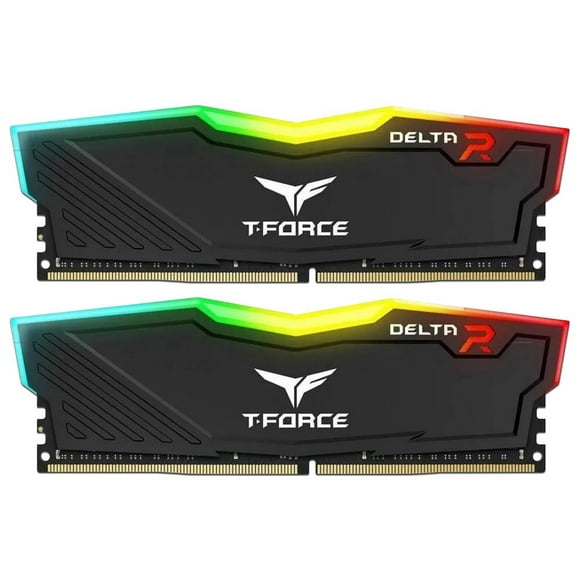 Kit de Memorias DIMM Teamgroup T-Force Delta RGB, DDR4 PC4-28800 TeamGroup TF3D416G3600HC18JDC01