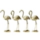 thumbnail image 1 of Paquete de 4 modernas de flamencos, estatuas, esculturas de , adornos artísticos, artesanía, decoración de escritorio para Sunnimix Estatuilla de flamenco, 1 of 8