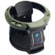 thumbnail image 1 of Water Cup Holder Car Air Vent Bottle Mount For Driving In Car Use 9 5x9 5cm Black With Green Spring Clamping Design 1Pcs, 1 of 5