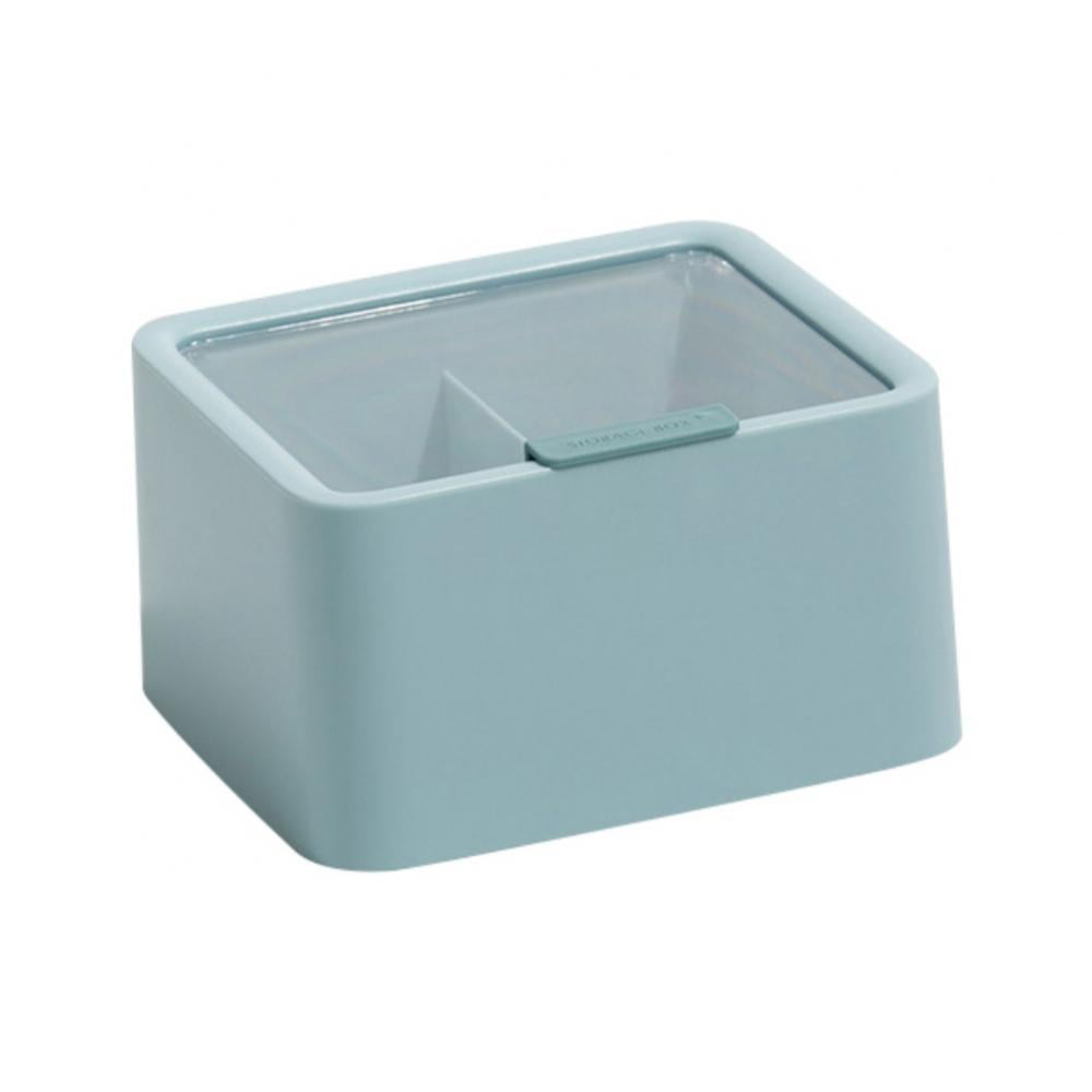 2 Grids Storage Organizer, Cotton Round, Hair Tie Holder Box, Vanity