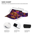 thumbnail image 3 of Yiaed Skull Print Sport Sun Visor Hats Adjustable Empty Top Baseball Cap Cotton Ball Caps for Women and Men, 3 of 5