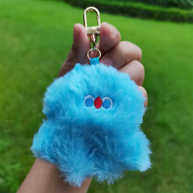 Colgante de muñeco de peluche de 8cm para mujer y niña, accesorios de bolsa, llavero de peluche al por mayor
