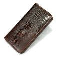 thumbnail image 1 of TITAKING Men's Long Genuine Leather Crocodile Pattern Wallet, Business Clutch, Multi-Card Organizer, 1 of 5