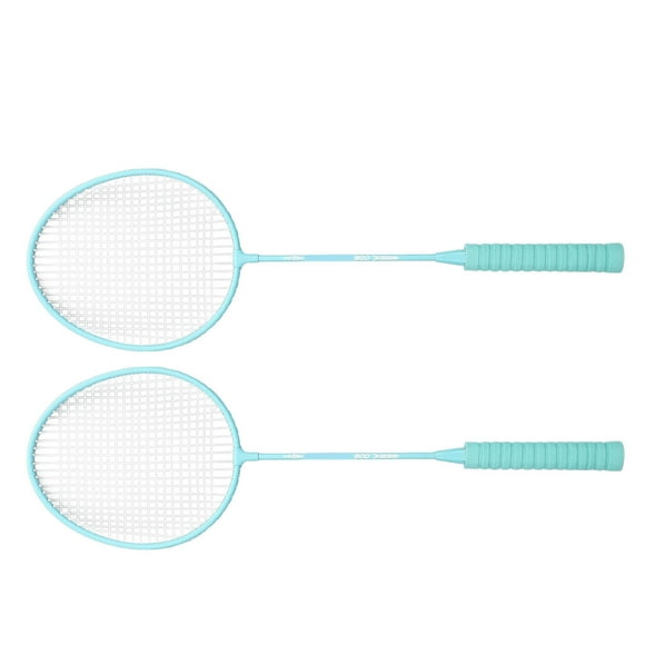2 Player Badminton Set, High Value Sponge Handle Lightweight with 1 Carry Bag 3 Shuttlecocks Portable Badminton Racket Set for Training Entertainment