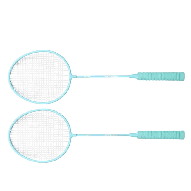 2 Player Badminton Set, High Value Sponge Handle Lightweight with 1 Carry Bag 3 Shuttlecocks Portable Badminton Racket Set for Training Entertainment