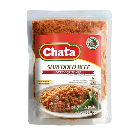 (Pack of 12) Chata Beef Deshebrada Machaca 3.5 Oz