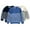 bluea, variante sur Chandail Tricoté à Rayures pour Garçons Automne Hiver Manches Longues Col Rond Blouse Enfants Chandail en Coton Chandail en Molleton en Polaire 1-7 Ans, Bleu, 3-4 Ans