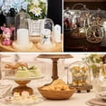 thumbnail image 7 of 1 Pc Glass Display Dome Cloche 4.06x6.3 Inch Cloche Bell Jar Terrarium with Cork Base Decorative Display Dome Case for Plants Flower Christmas Display Decoration Clear, 7 of 7