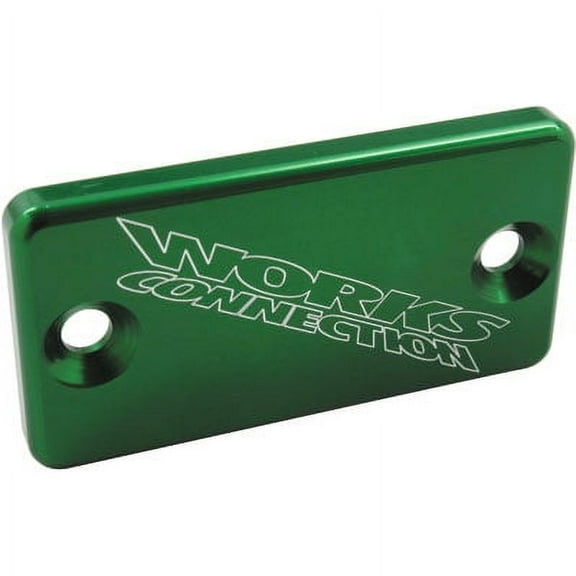Works Connection Front Brake Reservoir Cap Green for Kawasaki KX65 2000-2009