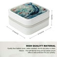 thumbnail image 2 of FCXZI Whale Fish Tail Mini Jewelry Box for Necklaces Rings Earrings White, 2 of 5