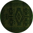 thumbnail image 1 of Ahgly Company Indoor Round Persian Green Traditional Area Rugs, 7' Round, 1 of 1