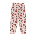 thumbnail image 5 of Naloa Floral Strawberr Print Women’s Ultra-Soft Comfy Pajama Lounge Pants with Pockets & Drawstring, 5 of 8