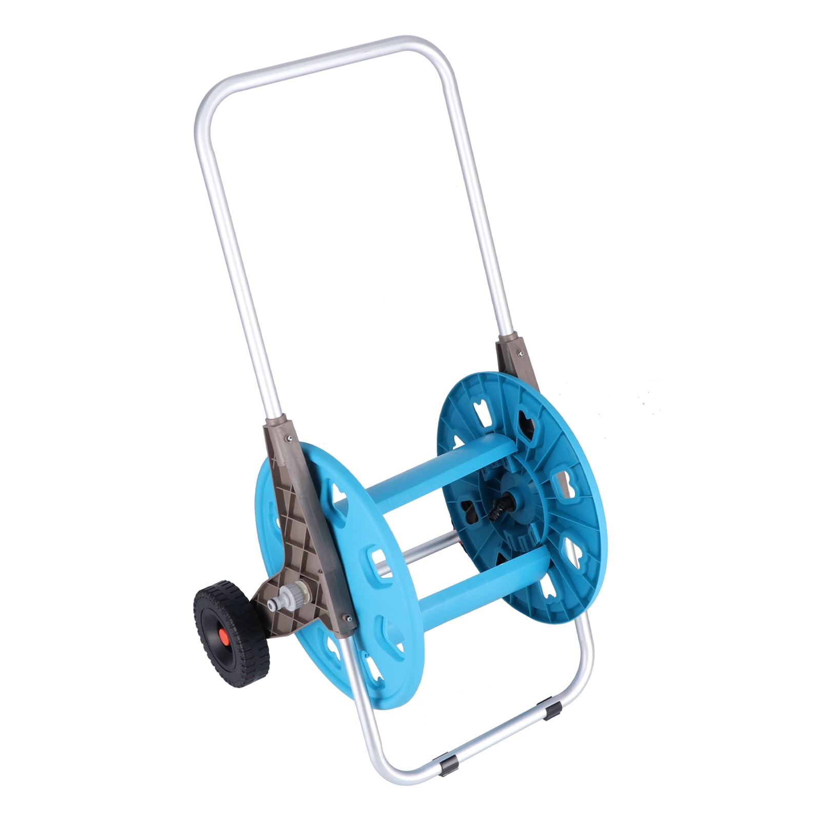 EOTVIA Garden Hose Winder,Garden Hose Holder,G1/2 Garden Hose Reel Cart